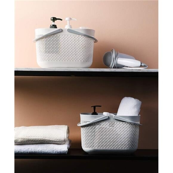Plastic Organizer Storage Baskets with Handles, Shower Caddy Bins Organizer - Picture 5 of 7